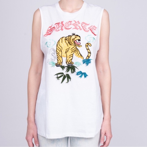 NWT Marcelo Burlon Geovinda Tank XXS Multi White - Picture 2 of 16